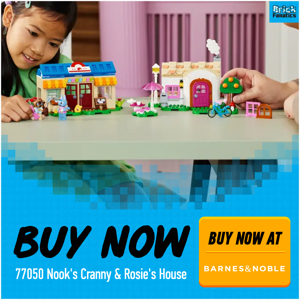 LEGO Animal Crossing 77050 Nooks Cranny Rosies House Barnes Noble deal card