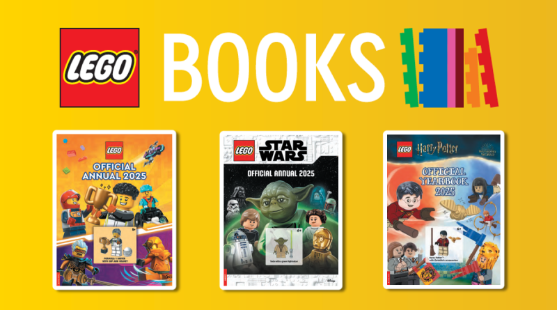 LEGO 2024-Bücher enthalten mehrere Minifiguren und Mini-Bauwerke