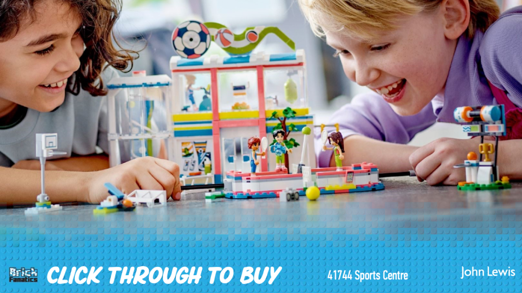 LEGO Friends 41744 Sports Centre John Lewis image CTA 1024x576