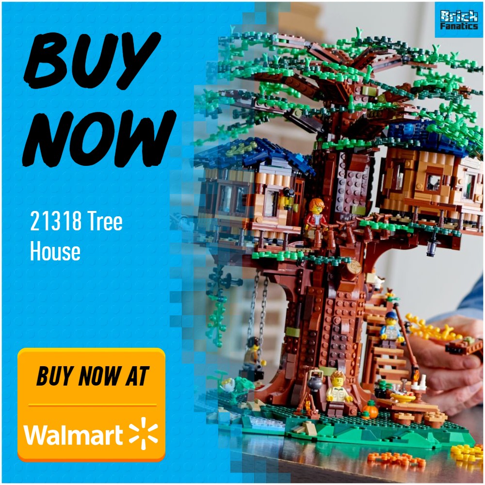 LEGO Ideas 21318 tree house buy now walmart deal card