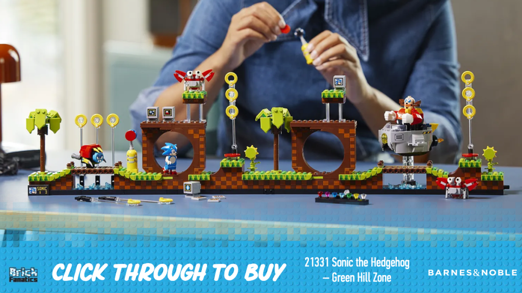 LEGO Ideas 21331 Sonic the Hedgehog – Green Hill Zone Barnes Noble 20 off CTA image 1024x576