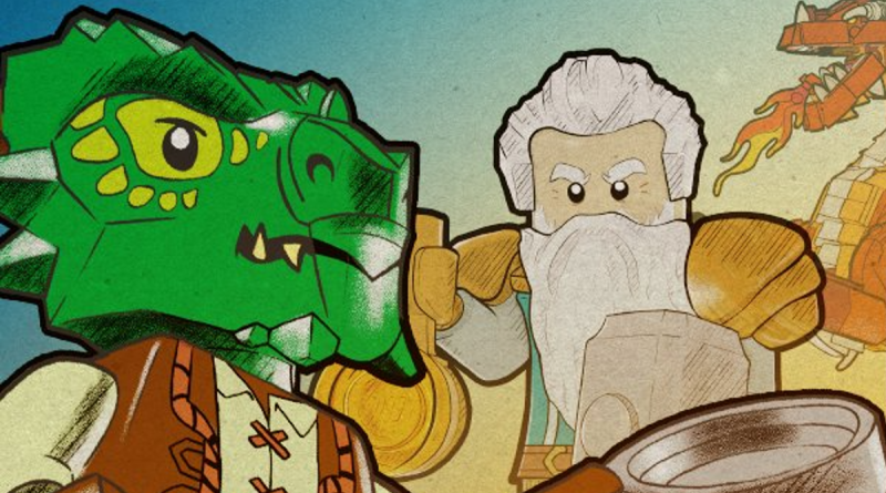 LEGO Ideas Imagen destacada del libro de aventuras Dungeons Dragons 21348