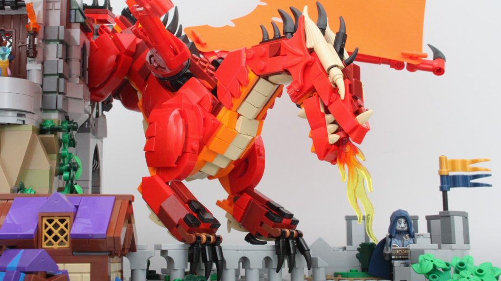 LEGO Ideas 21348 dungeons and dragons review featured dragon