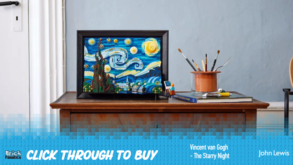 LEGO Ideas Vincent van Gogh The Starry Night John Lewis 20 off CTA image 1024x576