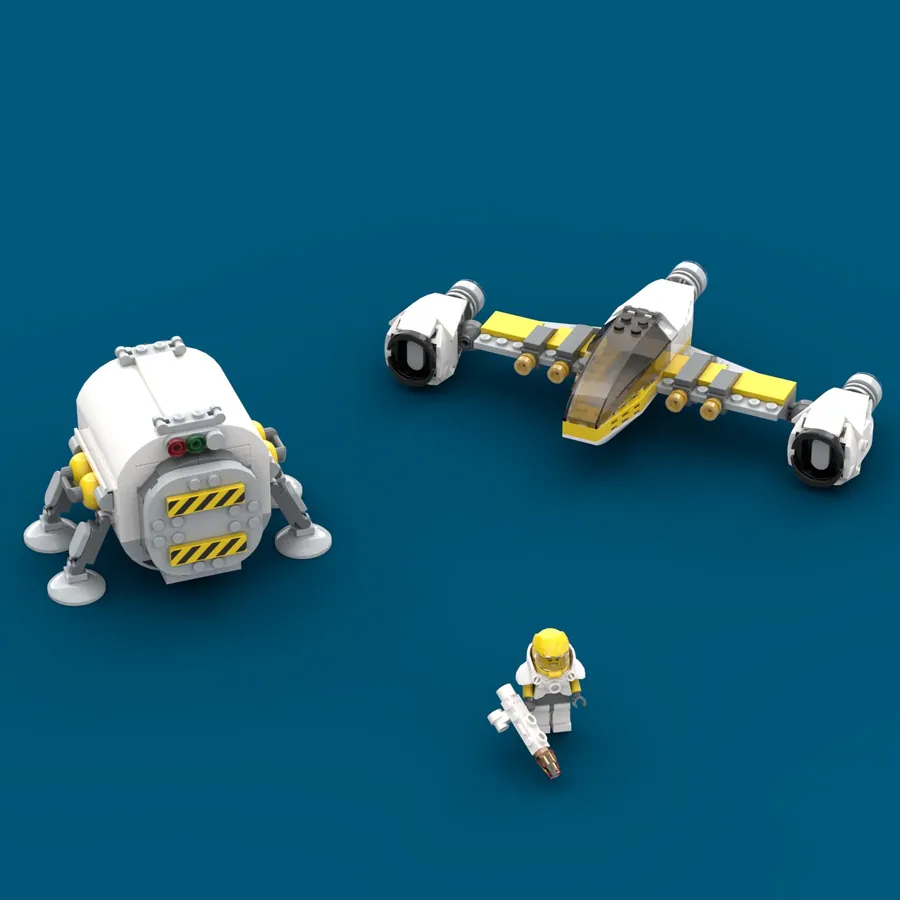 LEGO Ideas galaxy squad invisible brick