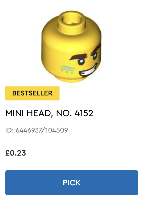 LEGO Pick a Brick Parts March Update 1