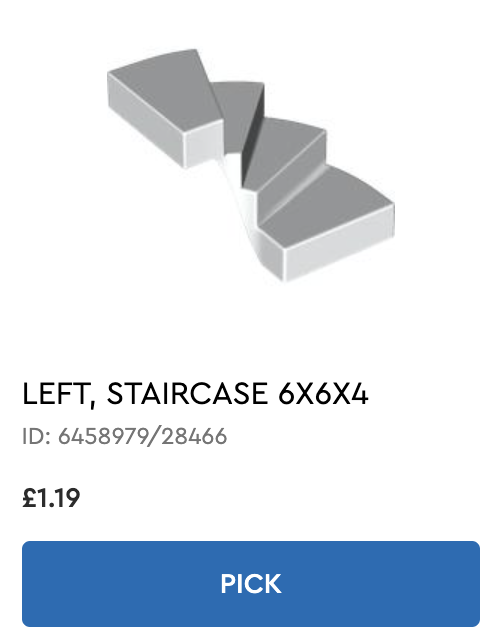 LEGO Pick a Brick Parts March Update 2