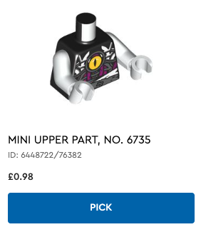 LEGO Pick a Brick Torsos 1