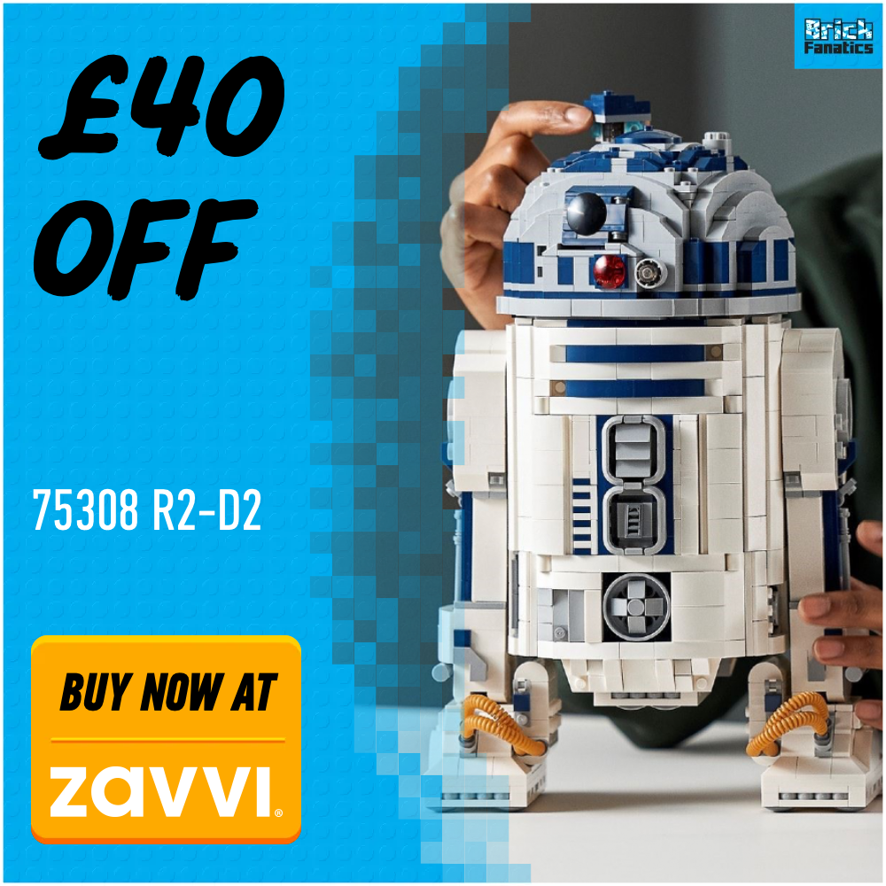 LEGO Star Wars 75308 R2 D2 40 off Zavvi