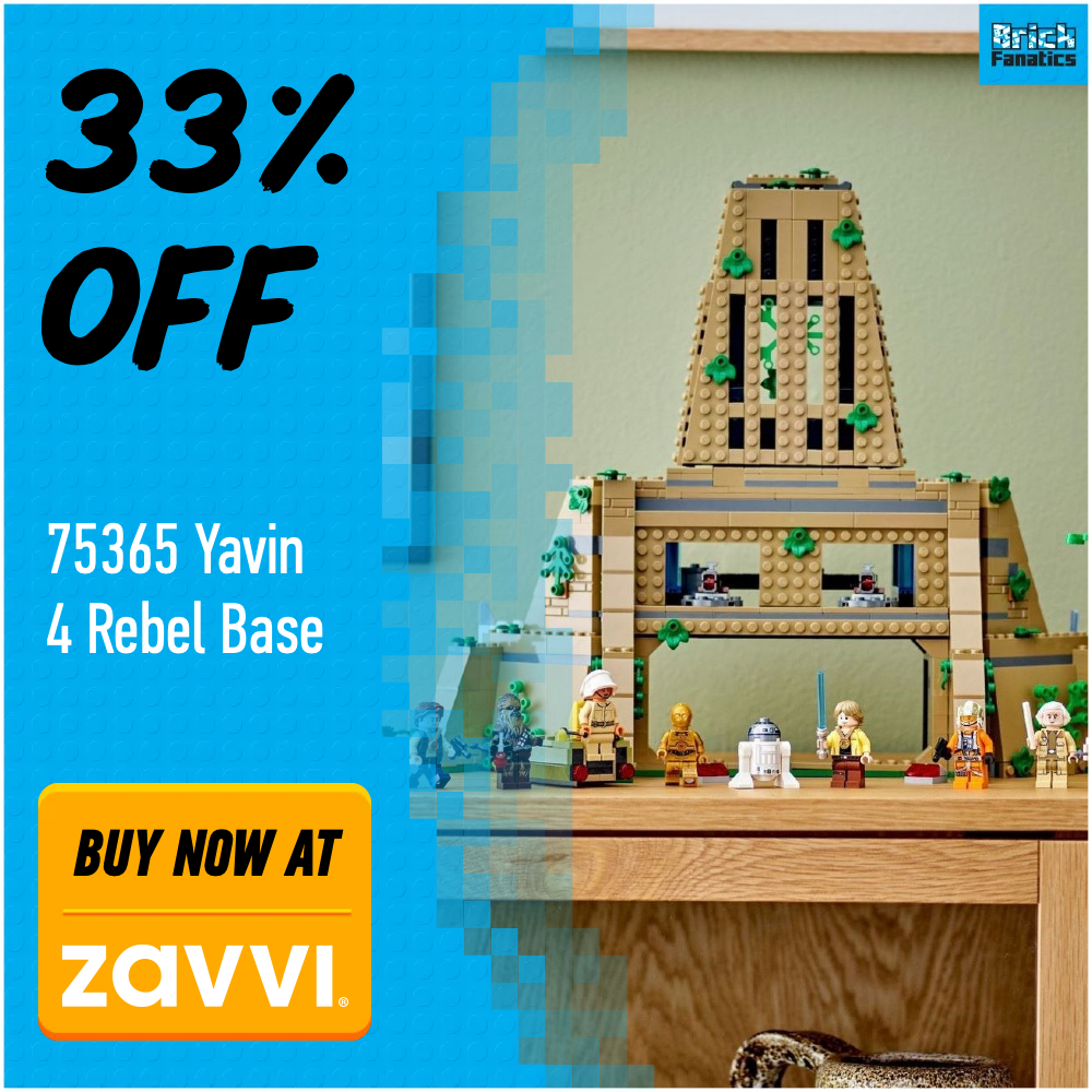 LEGO Star Wars Tarjeta de oferta 75365 Yavin IV Rebel Base con 33% de descuento