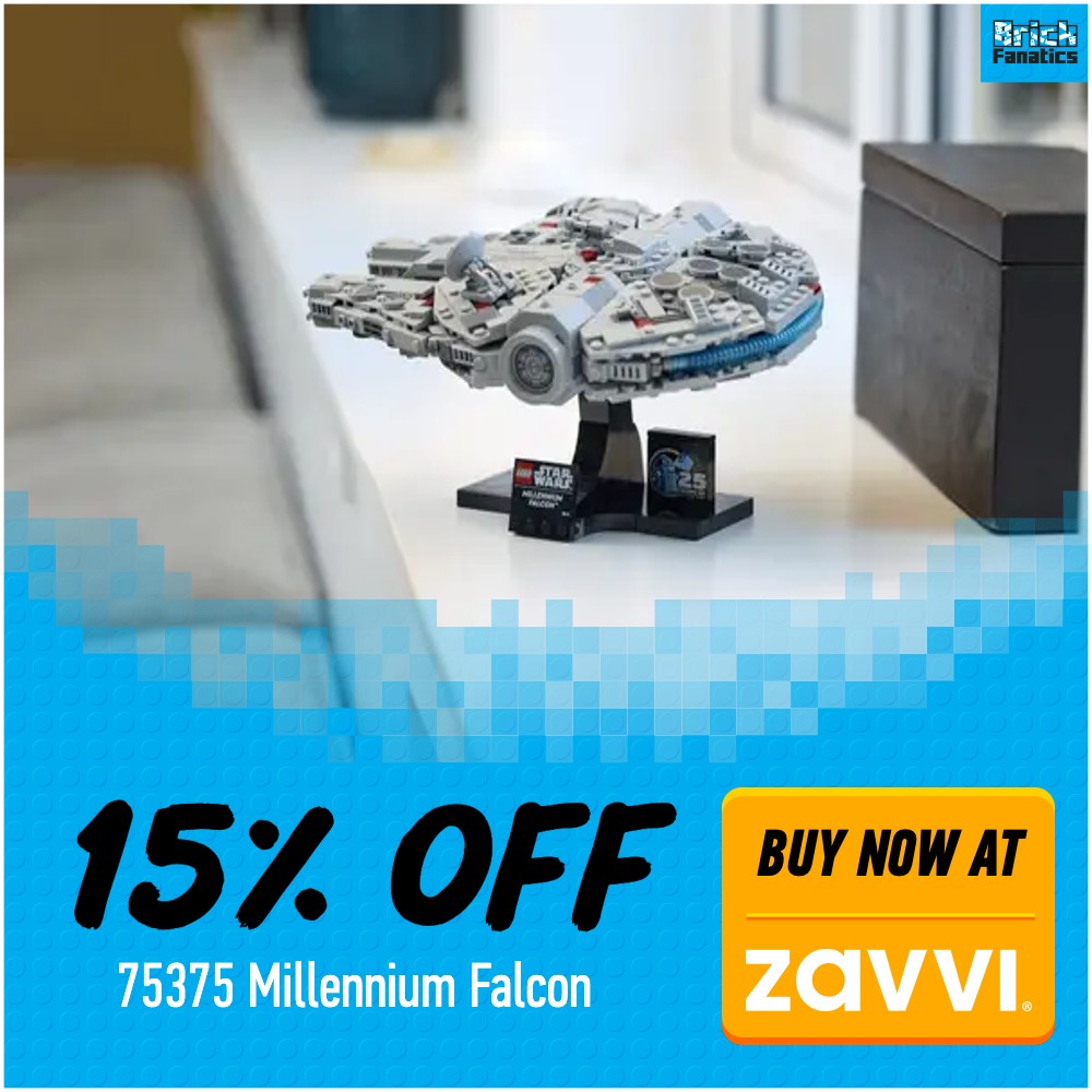 LEGO Star Wars 75375 Zavvi deal card