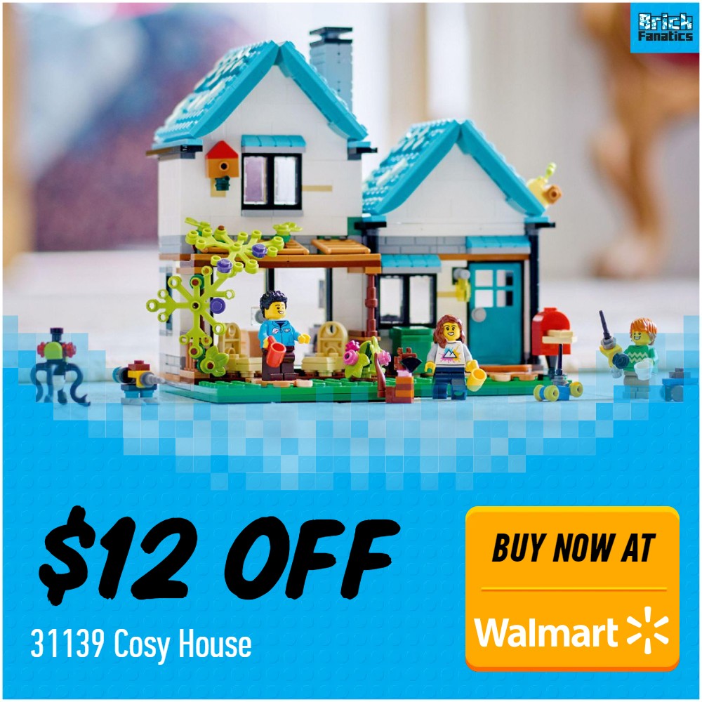 lego creator 3 in 1 31139 cosy house 12 off walmart deal card