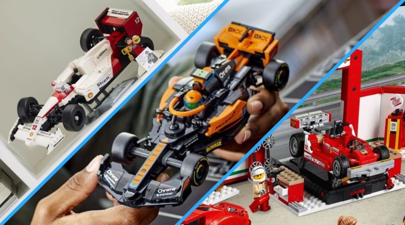 The evolution of LEGO Formula 1 car designs
