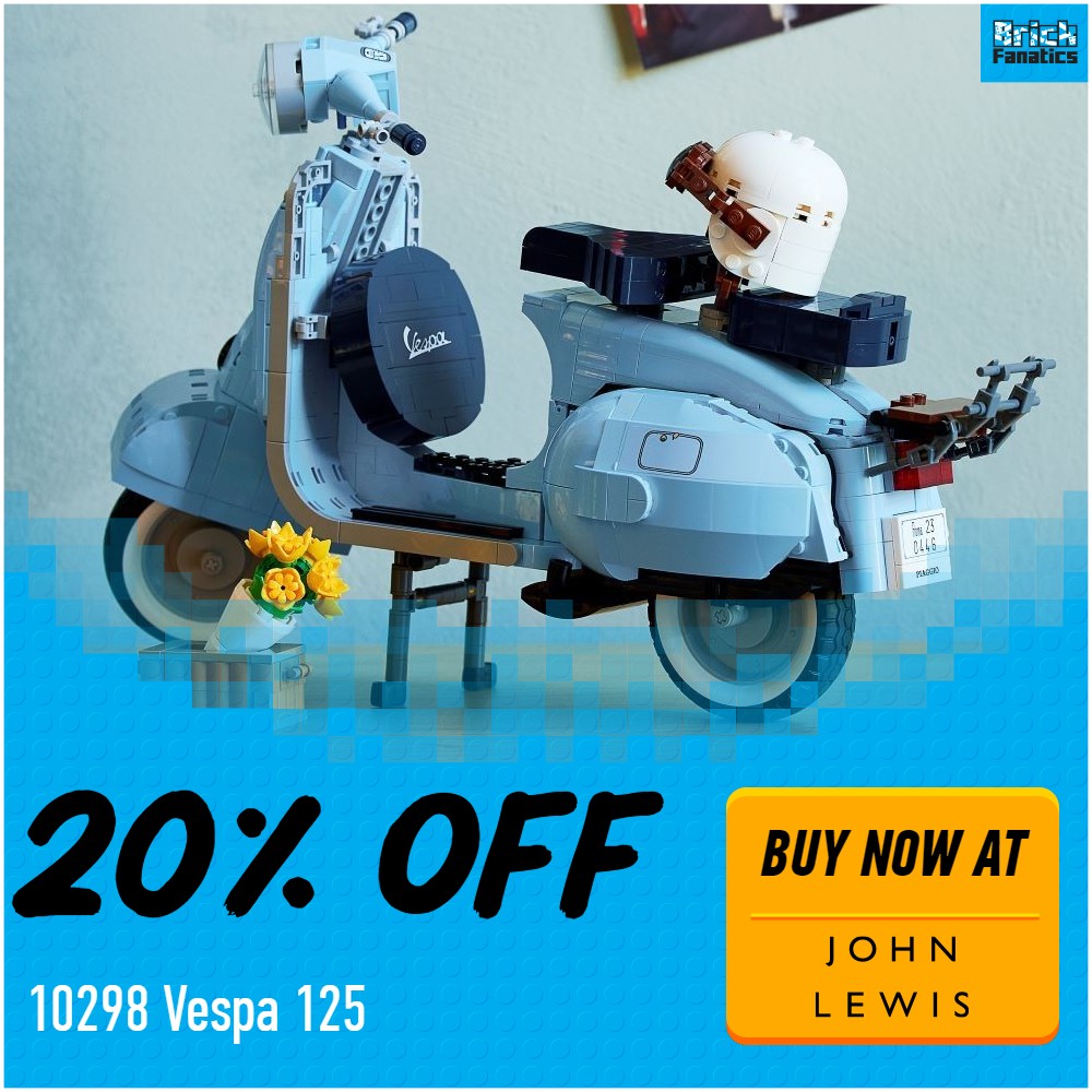 lego icons 10298 vespa 125 john lewis deal card 20 off