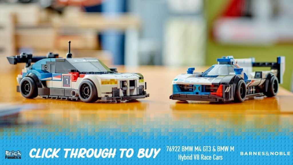 Lego Speed Champions 76922 BMW M4 GT3 BMW M Hybrid V8 Racerbiler bilde CTA bn 1024x576