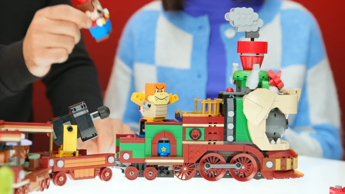 The new LEGO Super Mario train is functional, but not in the way you'd expect