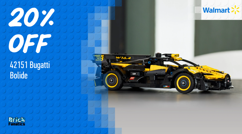 Grab the OG LEGO Technic Bugatti Bolide at a discount