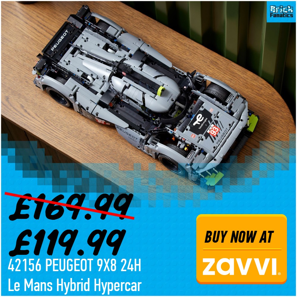 Lego Technic 42156 Peugeot 9x8 24h Le Mans Hypercar híbrido 119.99 Tarjeta de oferta Zavvi