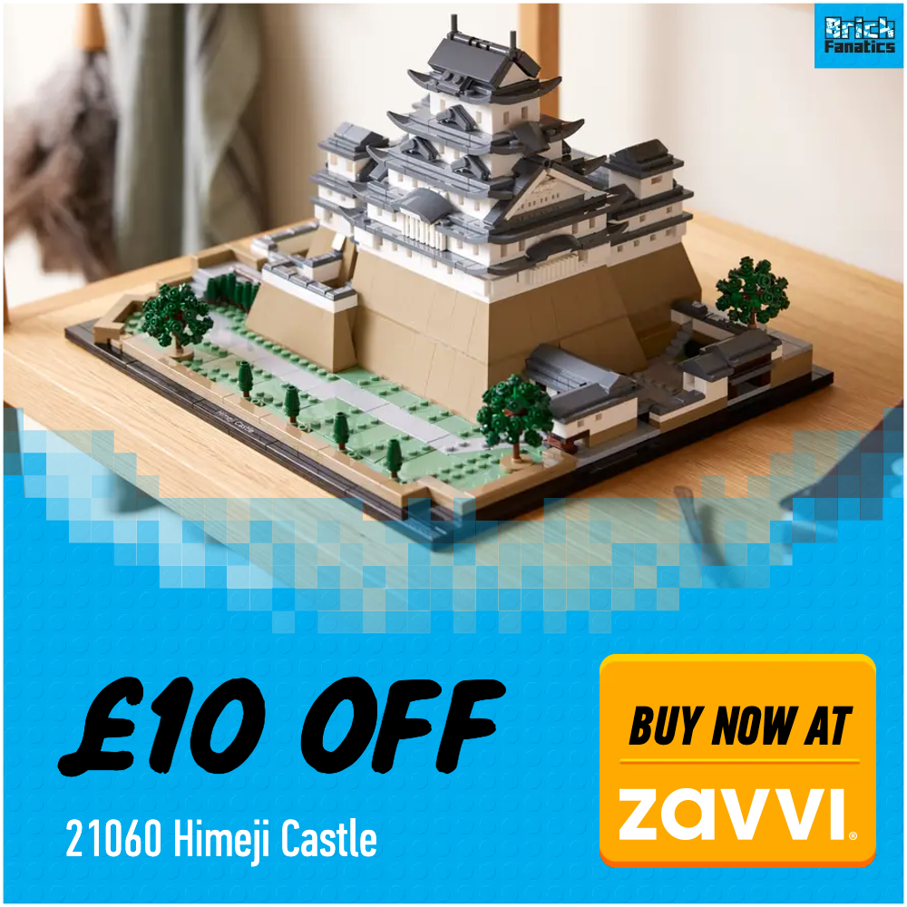 LEGO Architecture 21060 Himeji Castle Zavvi 10 off deal card