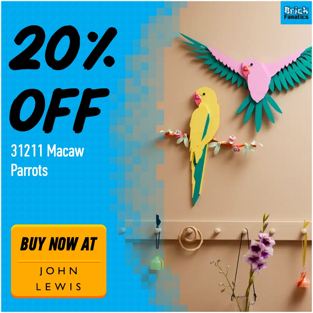 LEGO Art 31211 John Lewis deal card