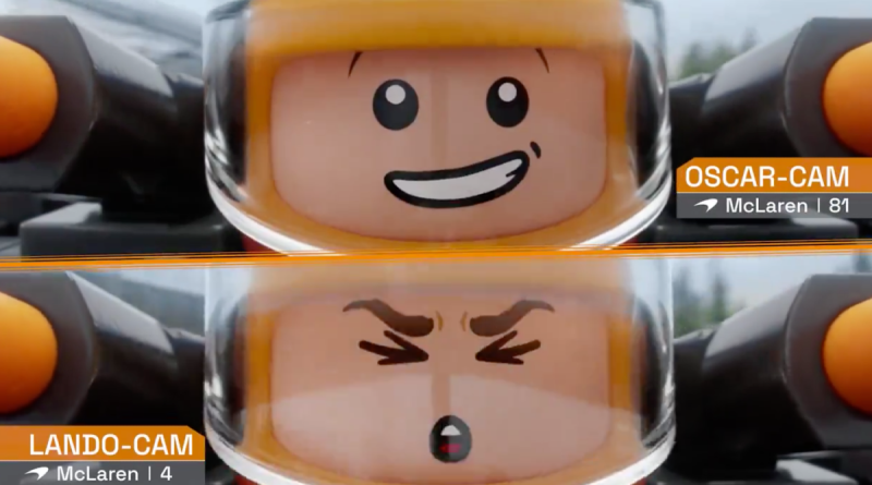 Imagen destacada del LEGO F1 Lando Oscar Show