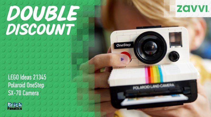 Save even more on LEGO Ideas Polaroid Camera with limited-time code