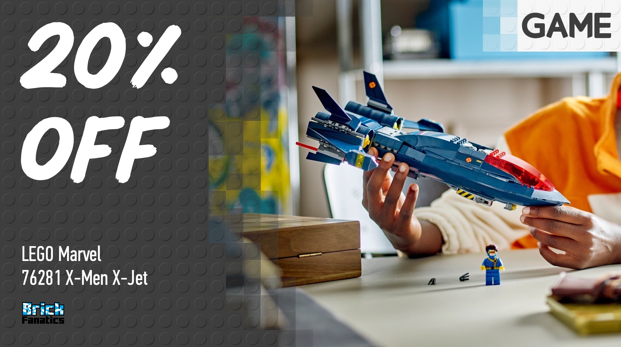 Lowest price yet on LEGO Marvel X-Men X-Jet - Brick Fanatics