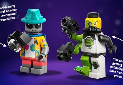 LEGO Minifigures Series 26 behind-the-scenes: Alien Tourist and Blacktron Mutant