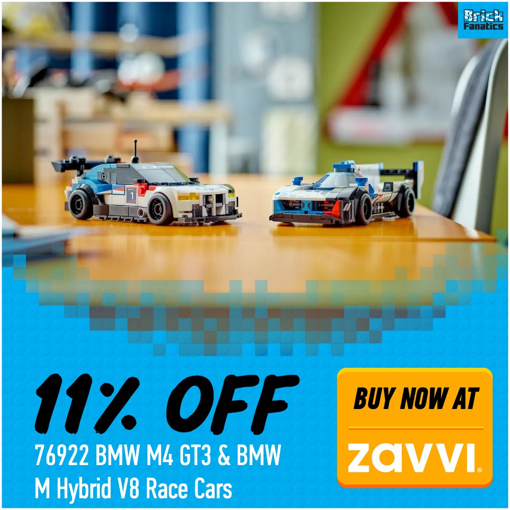 LEGO Speed Champions 76922 Zavvi deal card