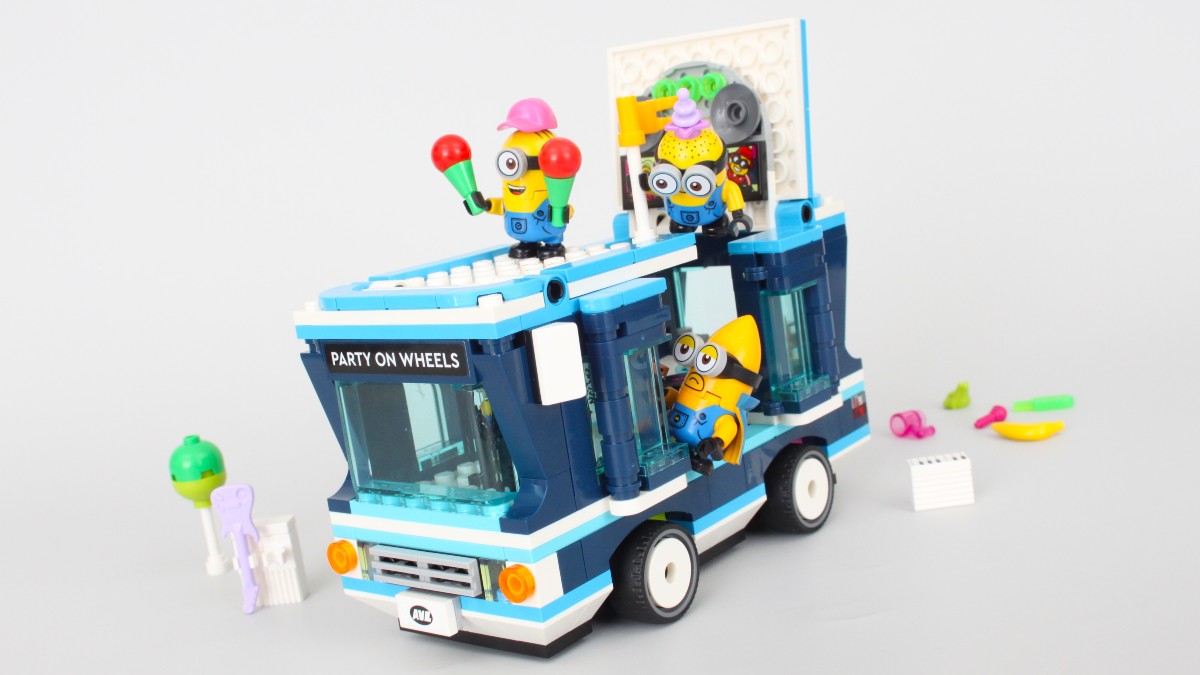 りほメロ♩ LEGO Despicable Me 75581 Minions' Music Party Bus review | Brickset