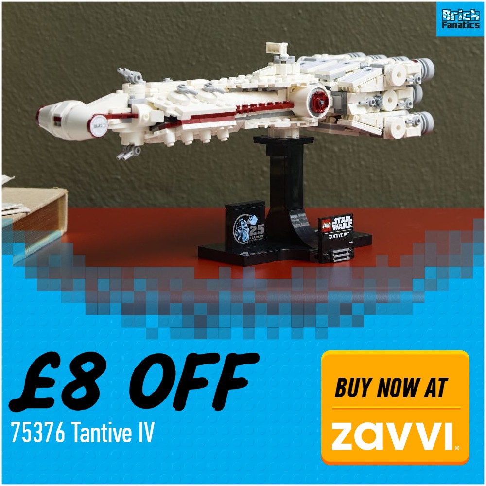 lego star wars 75376 tantive IV 8 off zavvi deal card