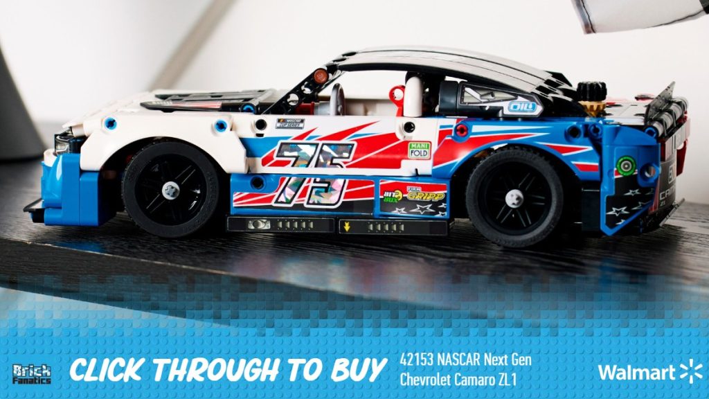 lego technic 42153 NASCAR Next Gen Chevrolet Camaro ZL1 walmart image CTA 1024x576