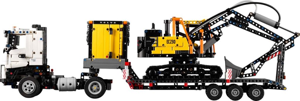 42175 LEGO Volvo FMX LKW mit EC230 Electric Raupenbagger 1024x346