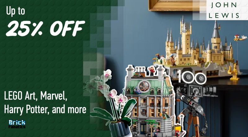 LEGO Art, Harry Potter, Marvel, and more now discounted at John Lewis