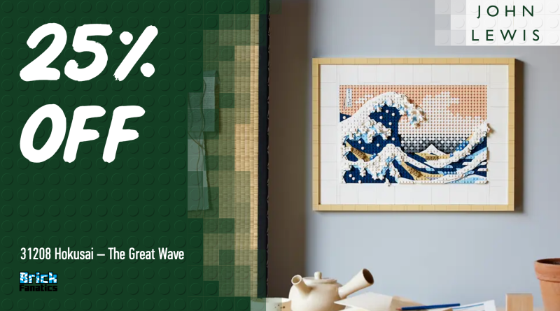 Enjoy a moment of peace for less with LEGO Art The Great Wave