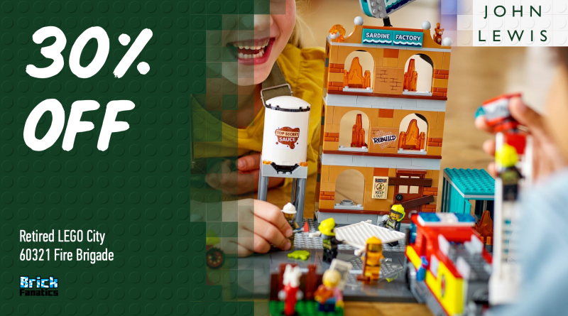 Clearance LEGO sale: LEGO City Fire Station deal at John Lewis