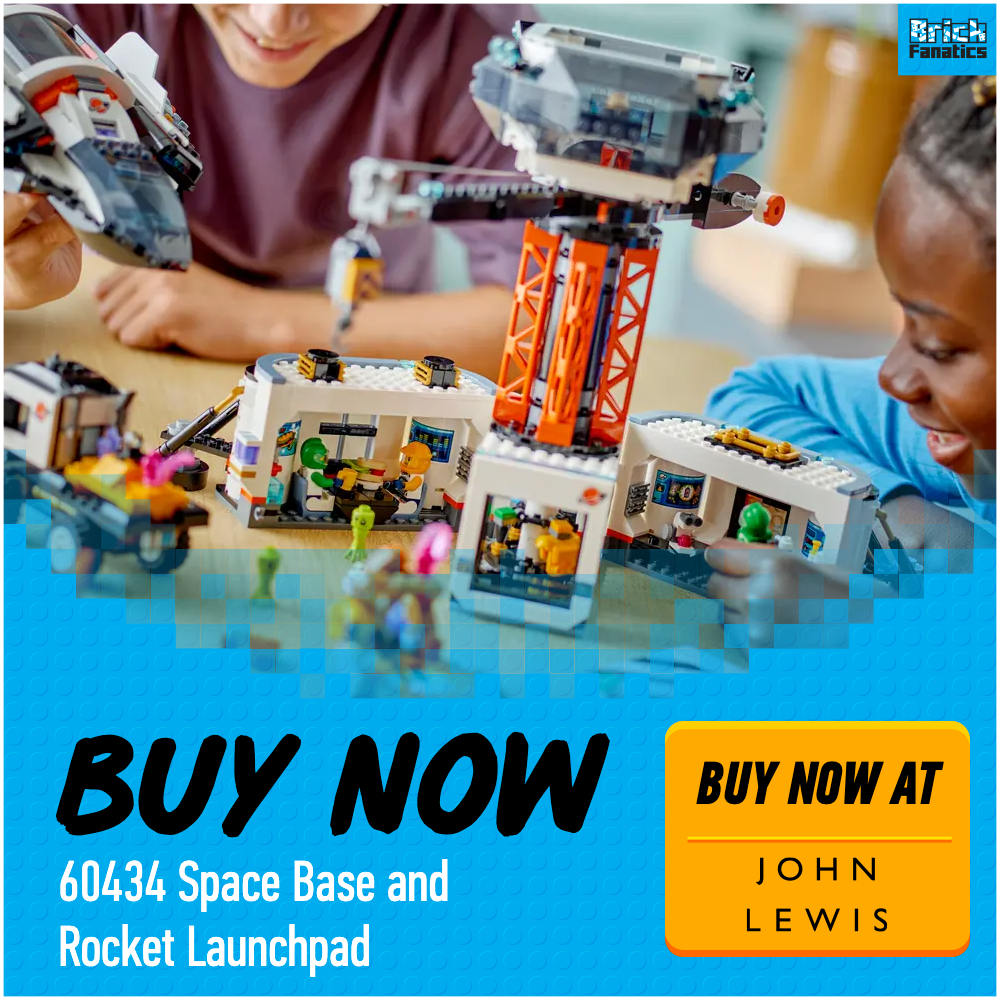 LEGO City 60434 Space Base and Rocket Launchpad John Lewis deal card
