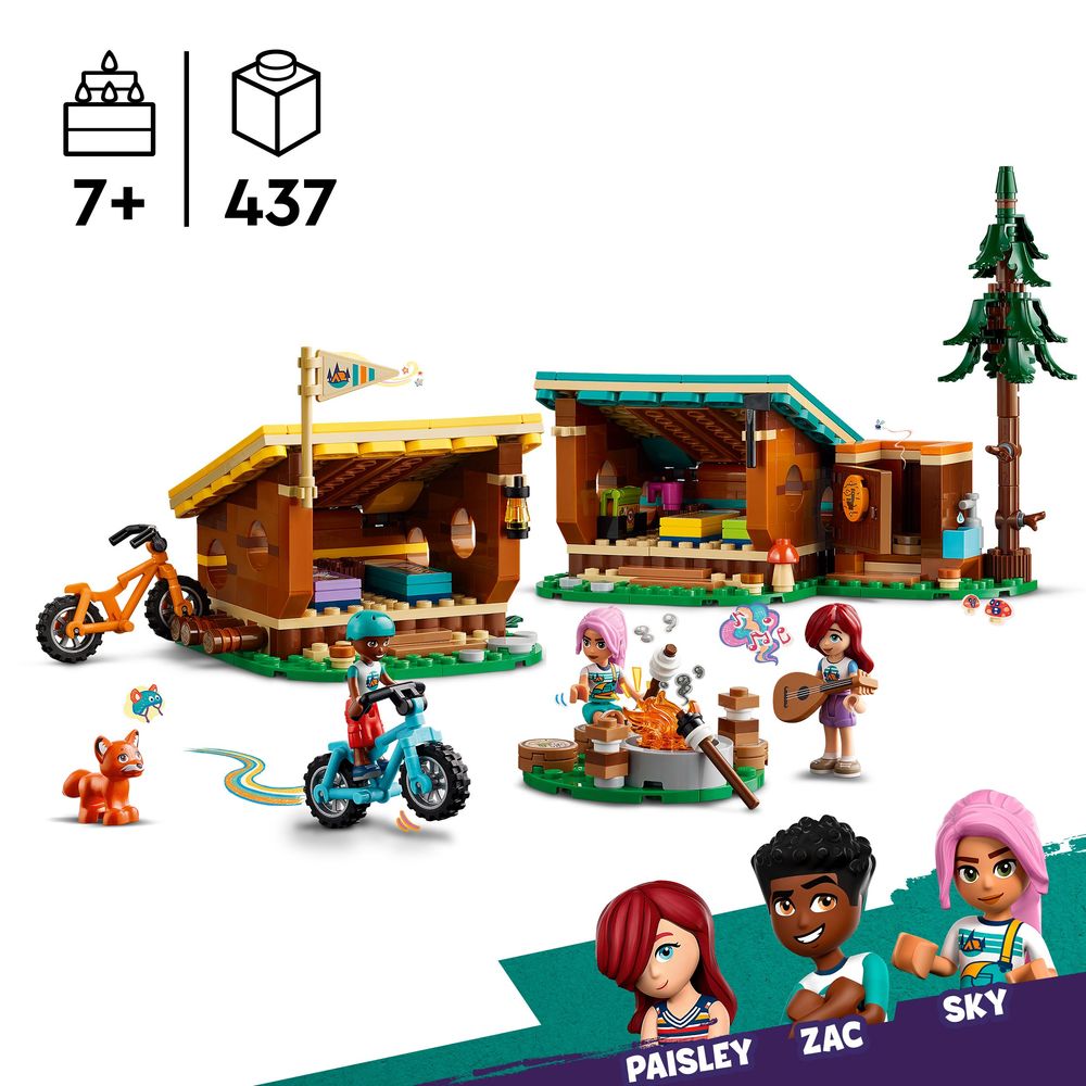 LEGO Friends 42624 Adventure Camp Cosy Cabins 2