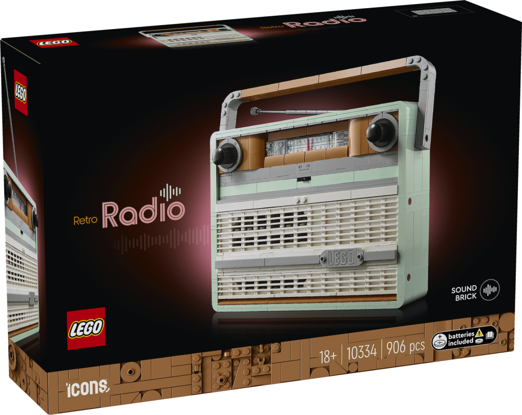 LEGO Icons 10334 Retro Radio officially revealed