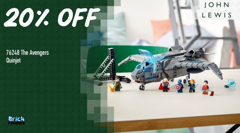 Retiring LEGO Marvel set, discounted for a limited time at John Lewis