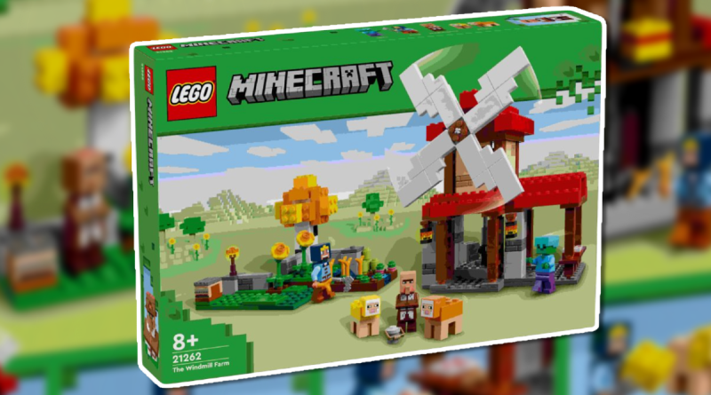 LEGO Minecraft 21262 The Windmill Farm officially revealed