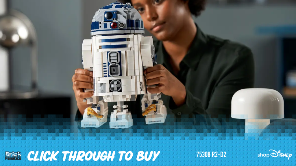 LEGO Star Wars 75308 R2 D2 Disney Store 20 off CTA image 1024x576