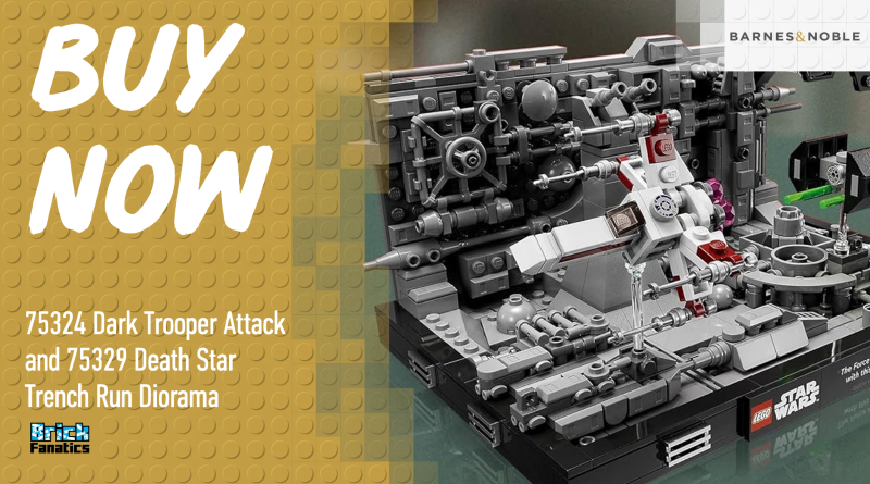 LEGO Star Wars 75324 Dark Trooper Attack and 75329 Death Star Trench Run Diorama Barnes Noble featured image