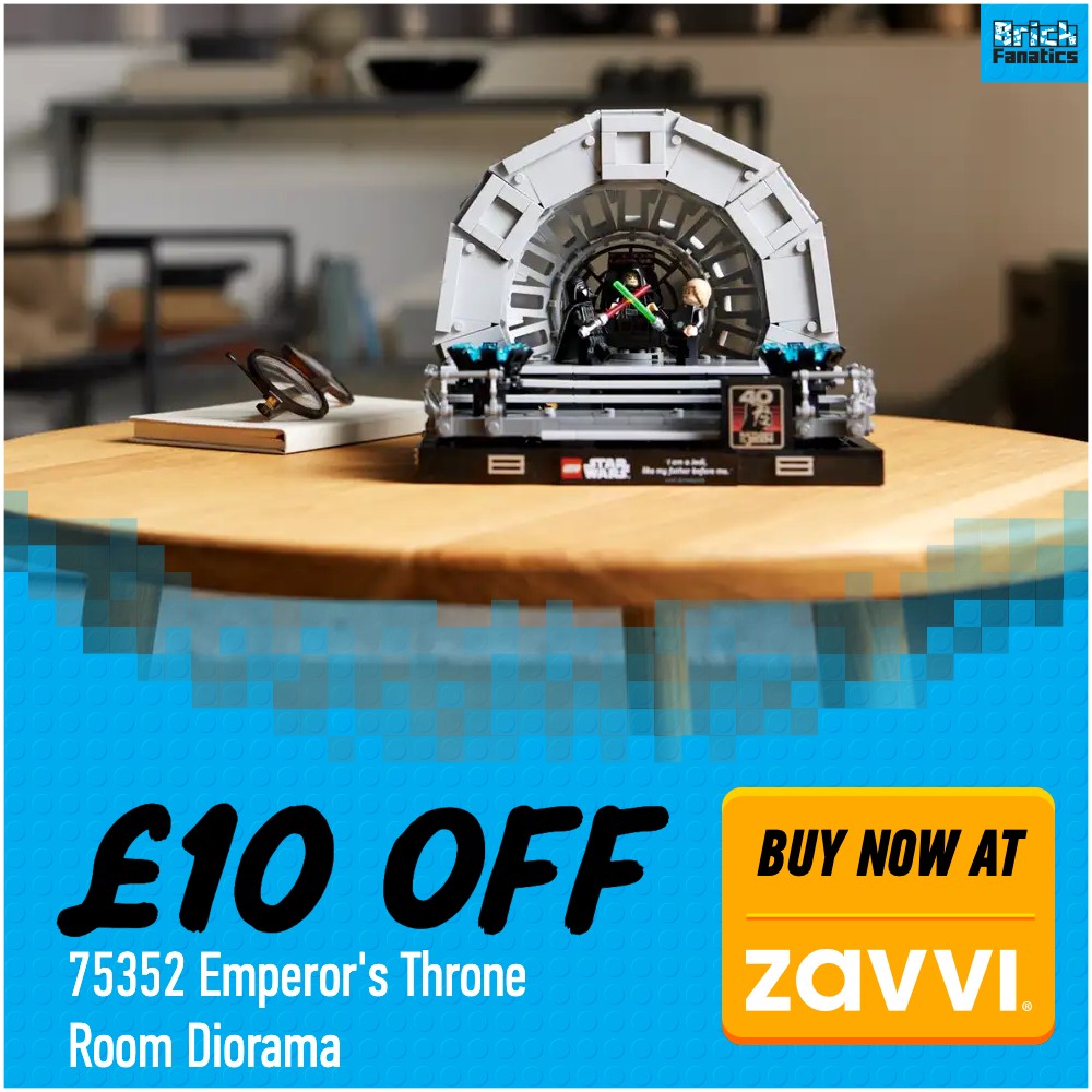 LEGO Star Wars 75352 Zavvi deal card