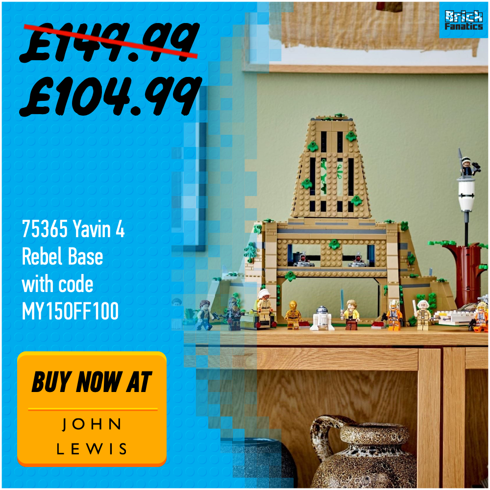 LEGO Star Wars 75365 Yavin 4 Rebel Base 45 off John Lewis