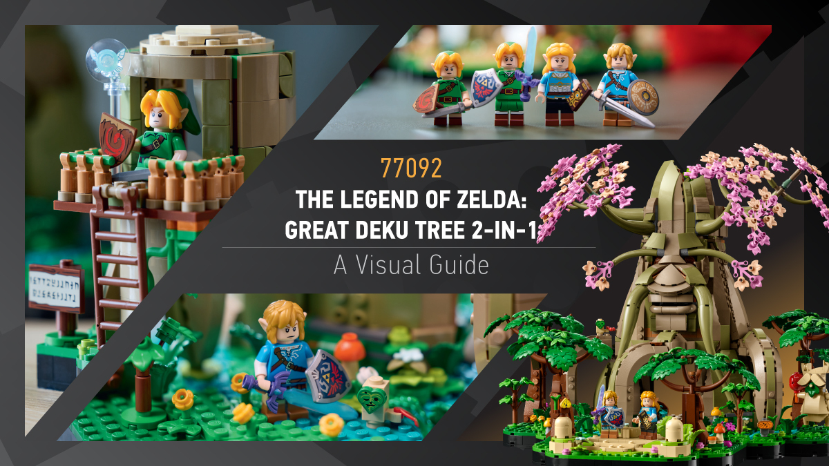 LEGO 77092 The Legend of Zelda: Great Deku Tree 2-in-1 visual tour