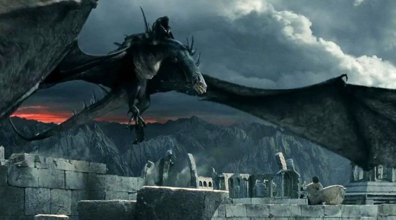 Il Signore degli Anelli bestia alata Nazgûl Osgiliath