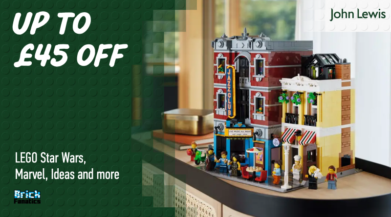 Ultima occasione per risparmiare su dozzine di set LEGO da John Lewis