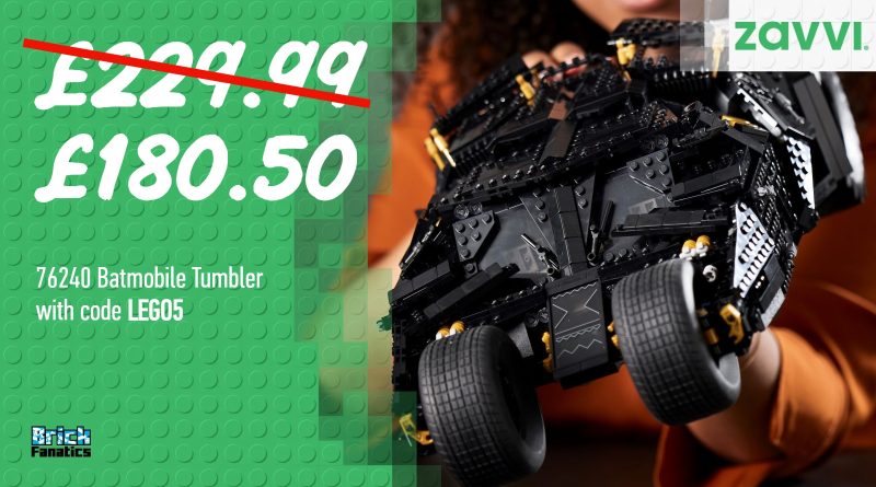 Shave 21% off retiring LEGO Batman Batmobile Tumbler