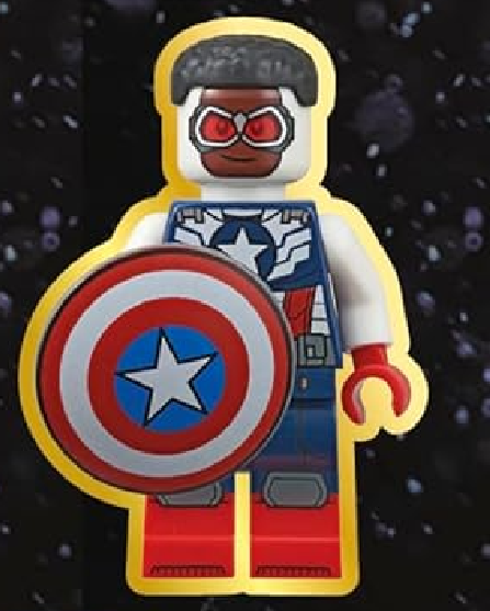 lego marvel 2024 encyclopedia captain america minifigure